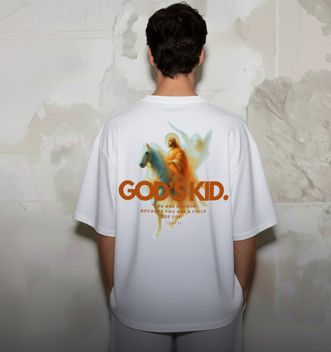 GOD'S KID WHITE TEE