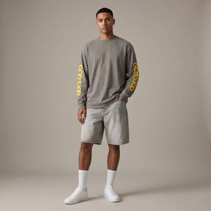 GOD'S KID LONGSLEEVE GREY