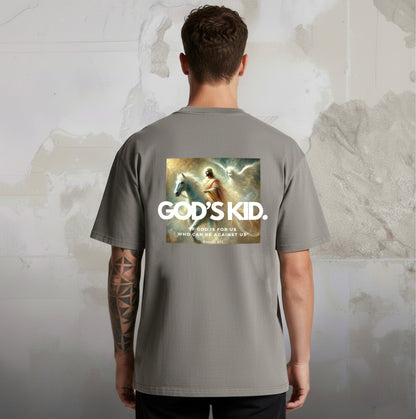 GOD'S KID FADED GREY TEE