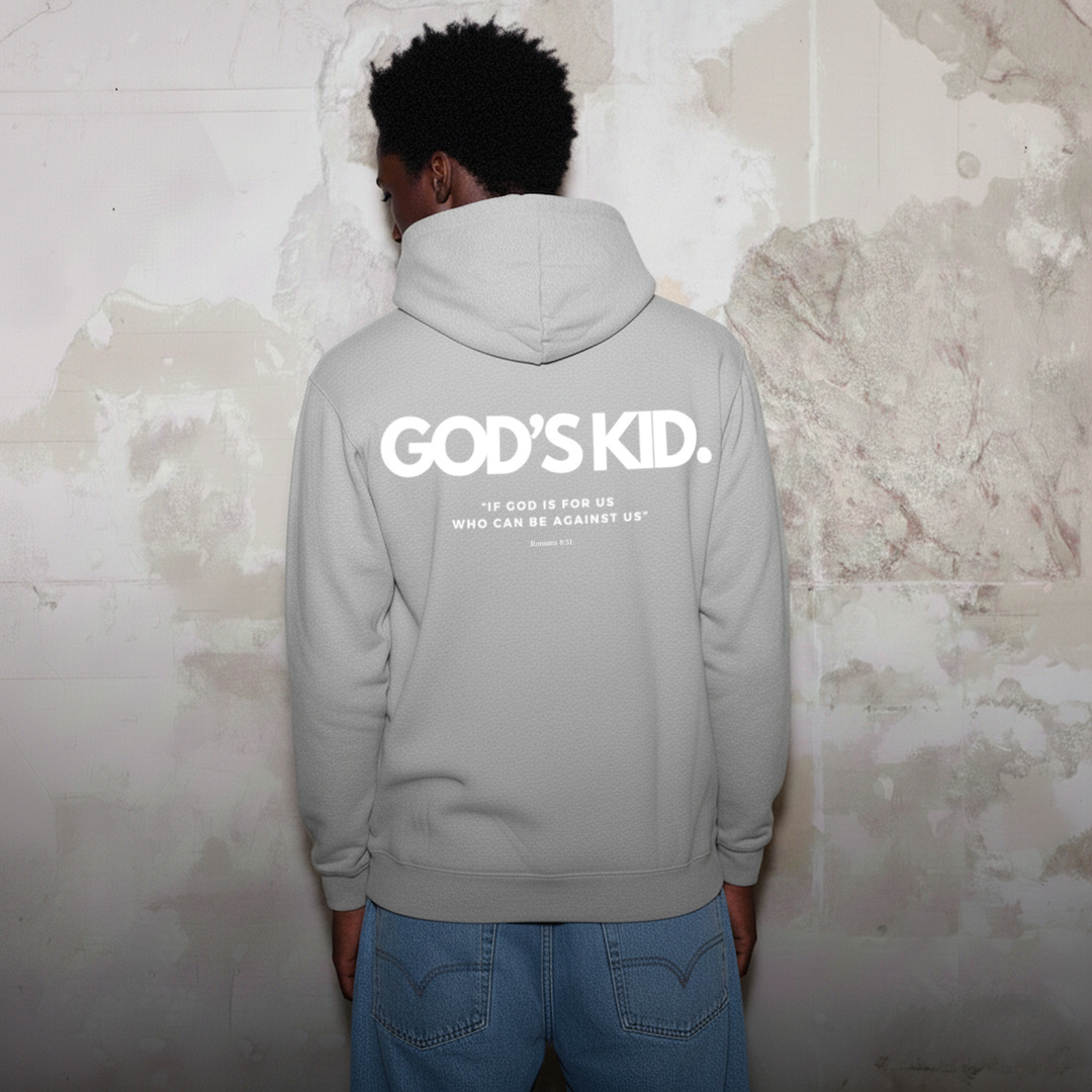 GOD'S KID GREY HOODIE